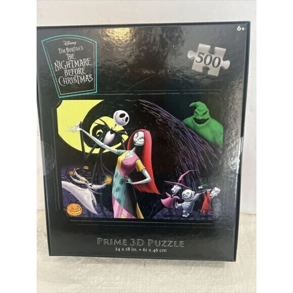 The Nightmare Before Christmas‎ Prime 3D Puzzle 500 Pcs Jack Skellington-Sealed